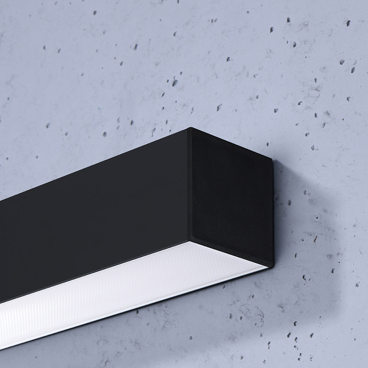 Applique Barre Moderne LED Aluminium 118 cm Noire