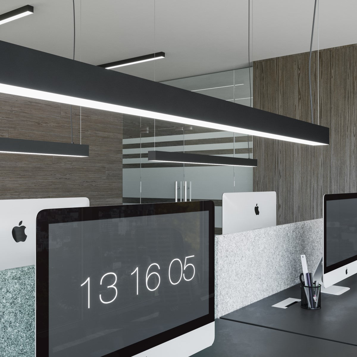 Applique Barre Moderne LED 150 cm Aluminium Blanc