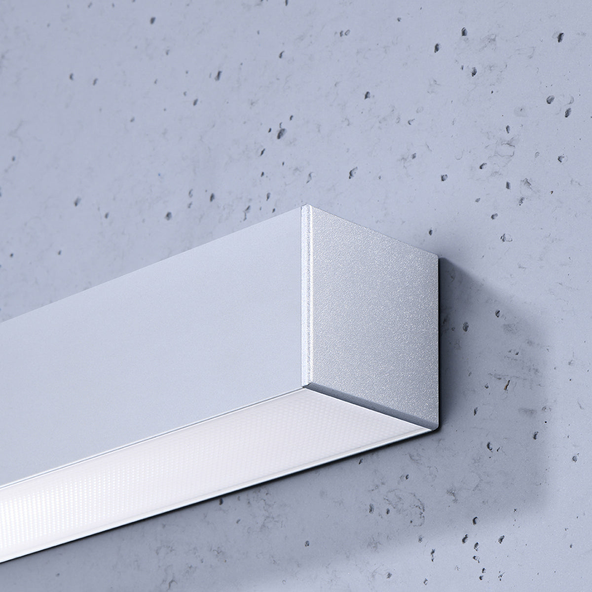 Applique Barre Moderne LED 150 cm Aluminium Gris