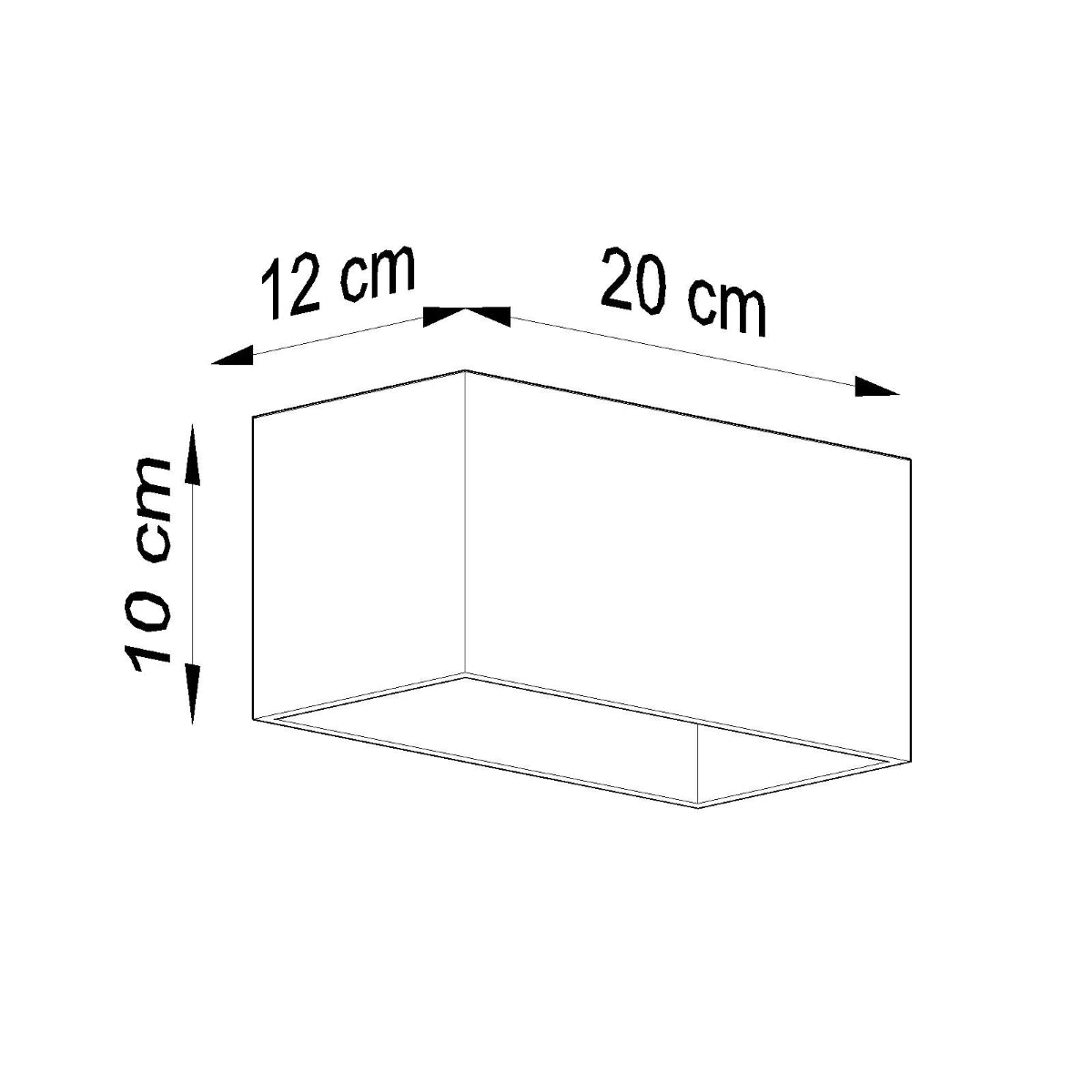 Applique Cube MAXI Grise