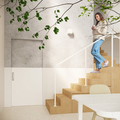 Applique Murale Cube Céramique Blanche