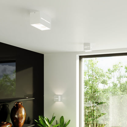 Applique Murale Cube Ouvert Blanche