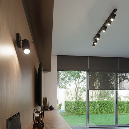 Applique Murale Directionnelle LED Noire