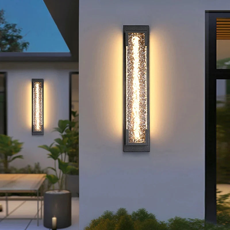 Applique Murale LED Cascade Acier