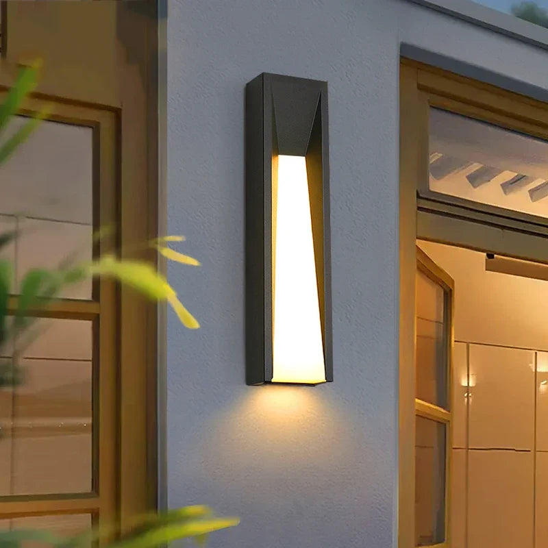 Applique Murale Extérieure Aluminium Noir